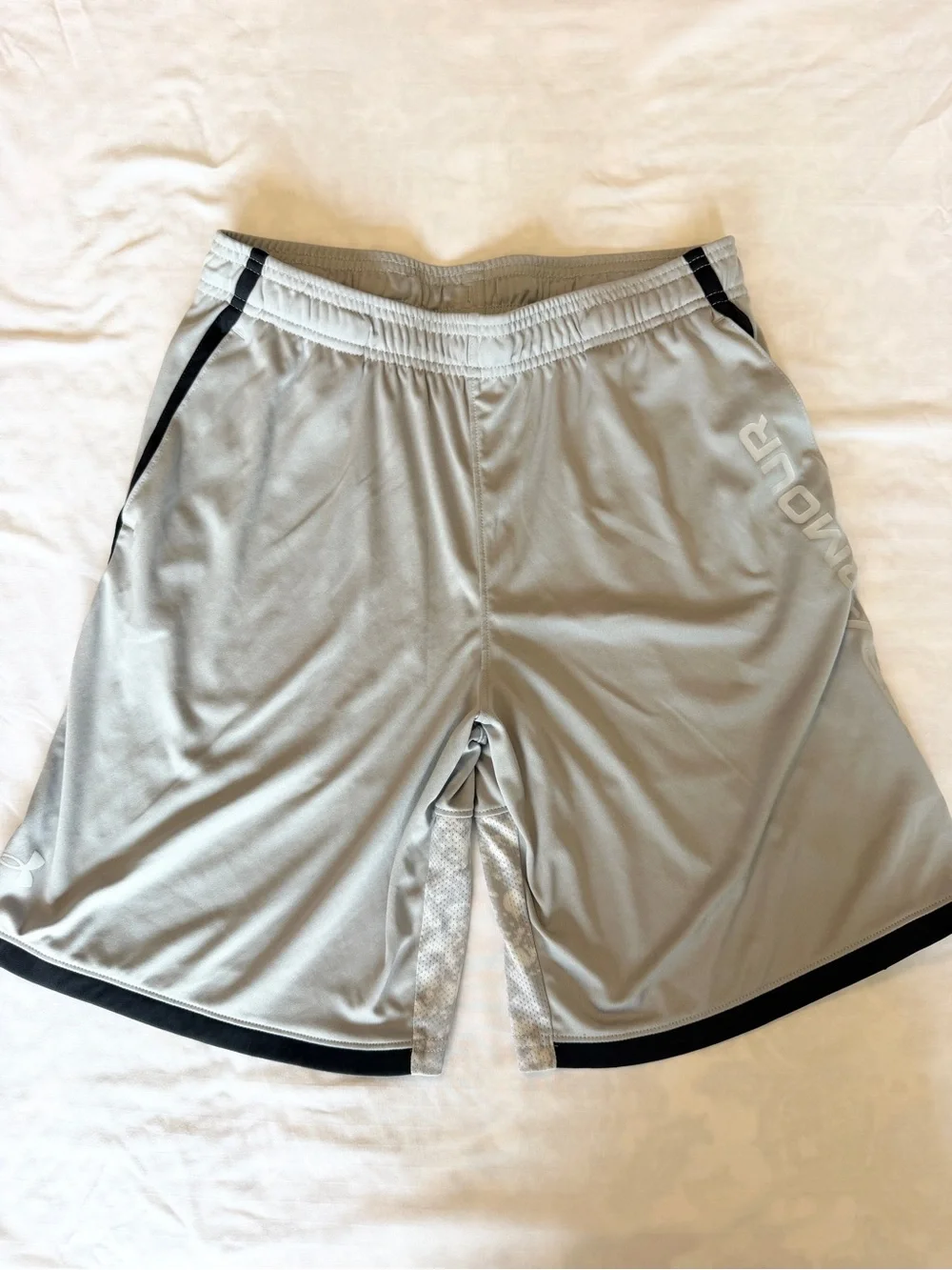Boy’s Under Armour Athletic Shorts - Light Gray